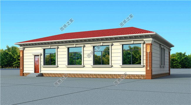 五款最受農(nóng)村喜歡的四間平房設(shè)計圖大全集，平房蓋好了照樣比別墅美