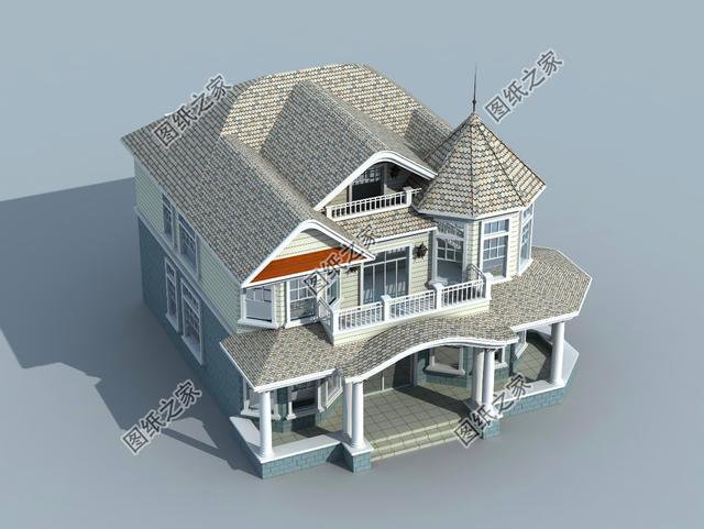 農(nóng)村復(fù)式二層半別墅圖，這樣建的房子，住著更舒適