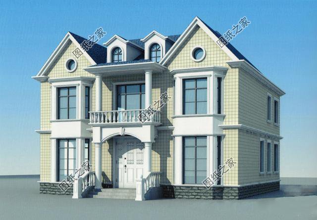 農(nóng)村復(fù)式二層半別墅圖，這樣建的房子，住著更舒適