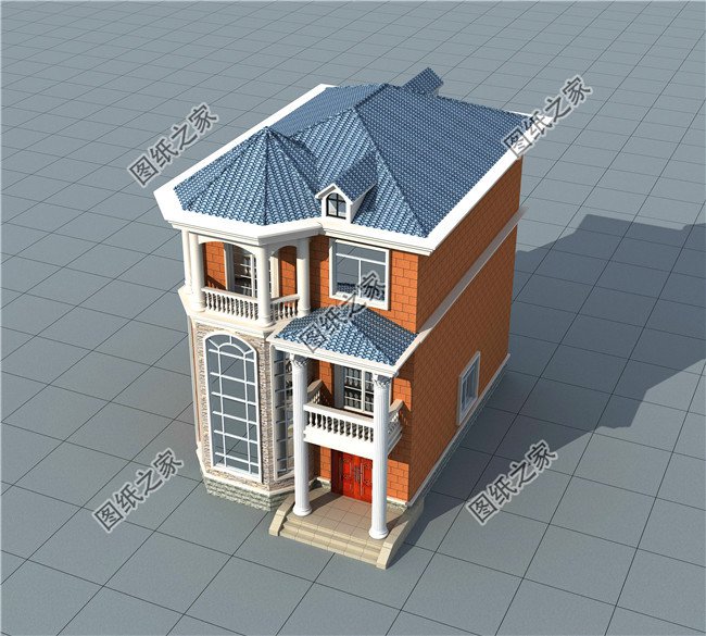 四款農(nóng)村兩間三層樓房新款圖，含平面圖，收藏過年回家建一棟