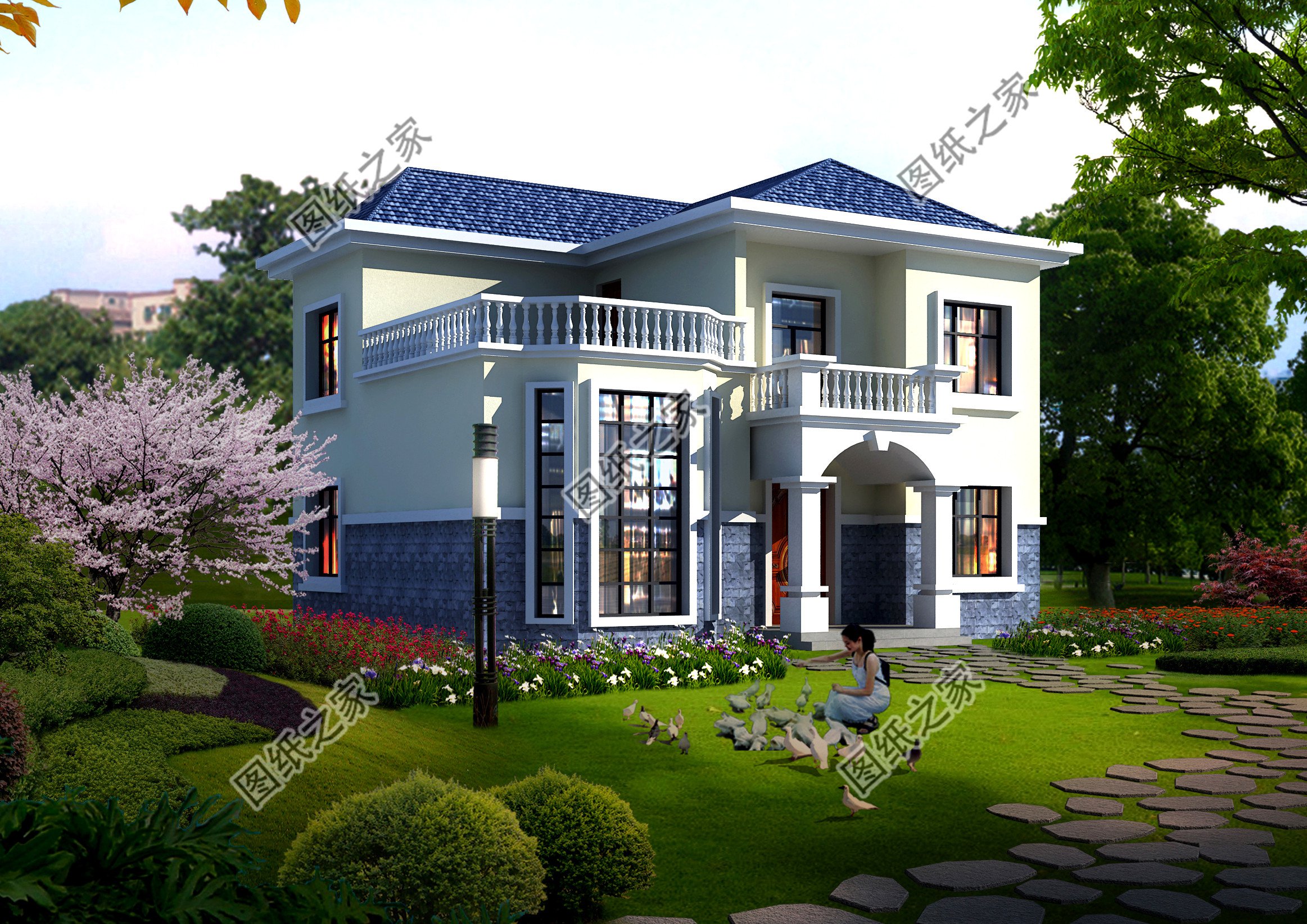 12米*12米農(nóng)村建房設(shè)計圖，經(jīng)典不過時，農(nóng)村自建房不二的選擇