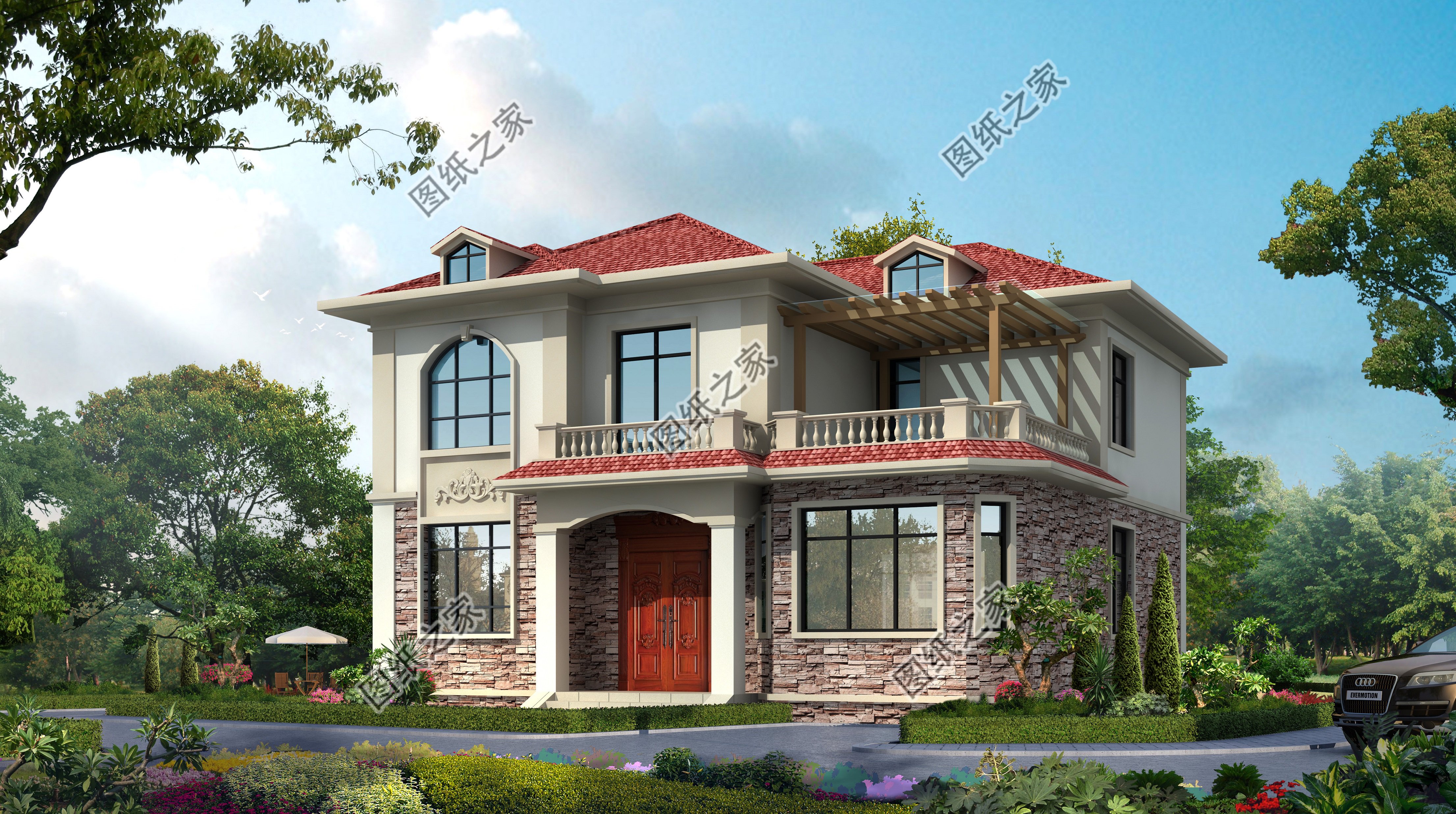 12米*12米農(nóng)村建房設(shè)計圖，經(jīng)典不過時，農(nóng)村自建房不二的選擇