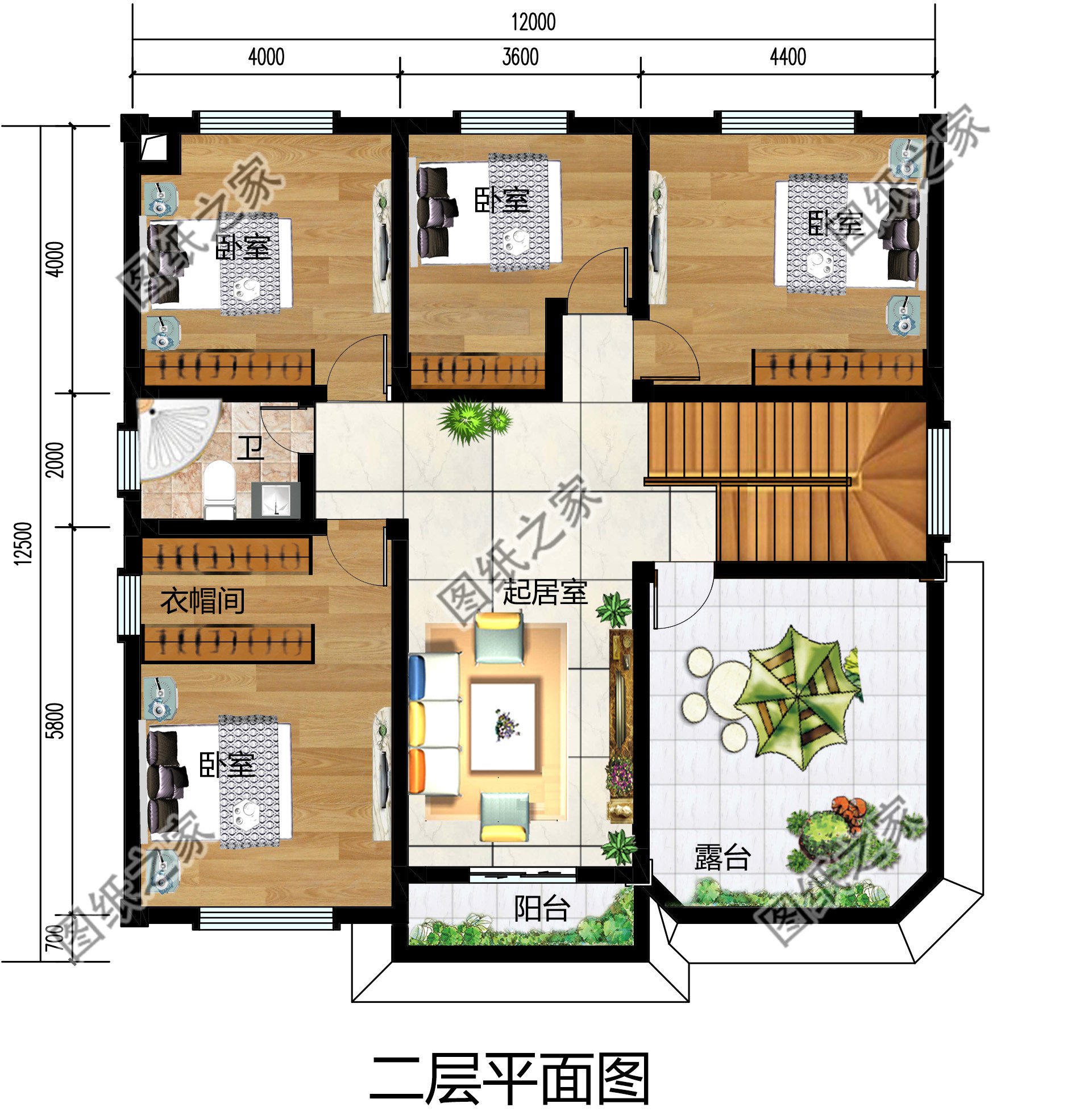 12米*12米農(nóng)村建房設(shè)計圖，經(jīng)典不過時，農(nóng)村自建房不二的選擇