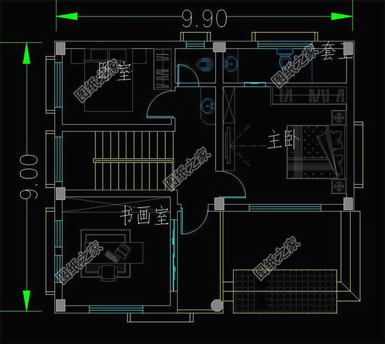 農(nóng)村八十平米左右自建房圖，空間利用率高不擁擠