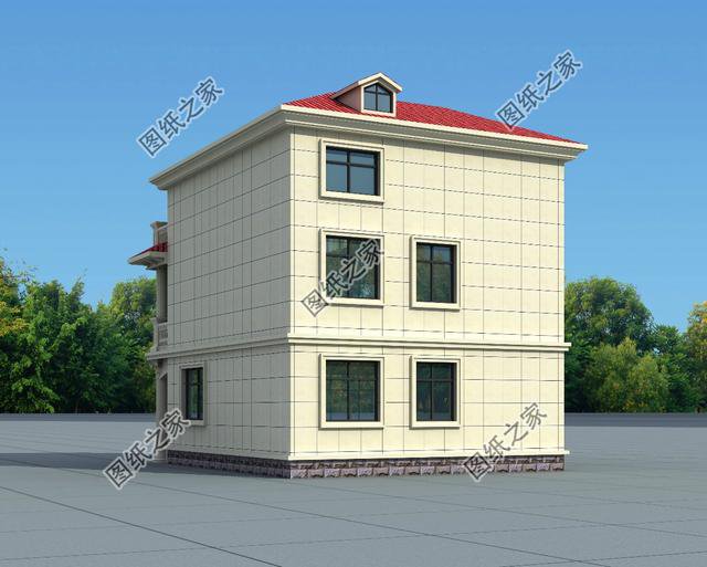 9米x10米農(nóng)村戶型圖，小戶型蓋出大氣派，不愁家里房子老氣了