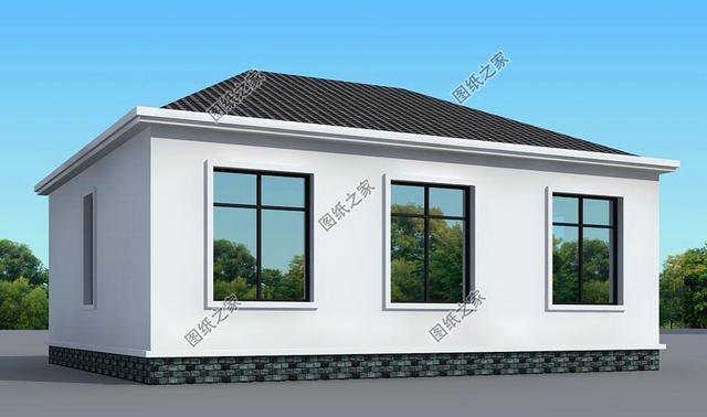 9米x10米農(nóng)村戶型圖，小戶型蓋出大氣派，不愁家里房子老氣了