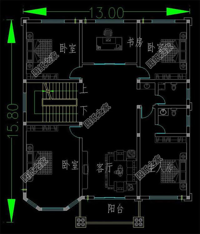 農(nóng)村簡單大氣三層半樓房圖，是近五年最好的投資