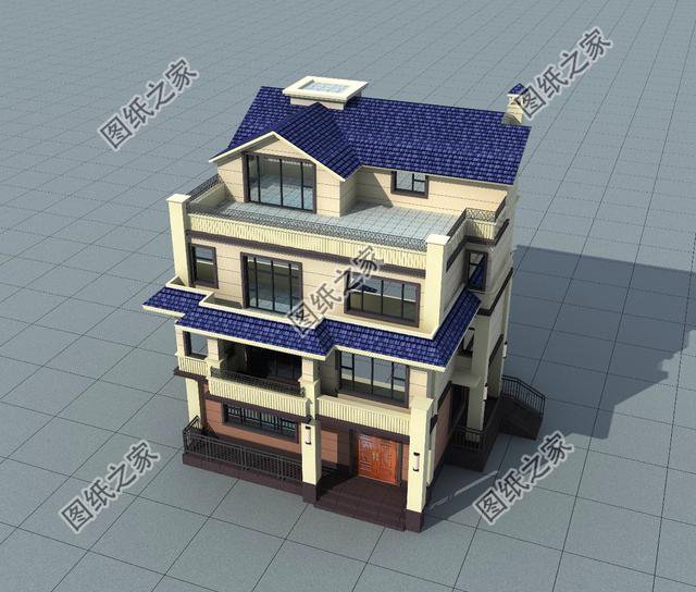 農(nóng)村簡單大氣三層半樓房圖，是近五年最好的投資