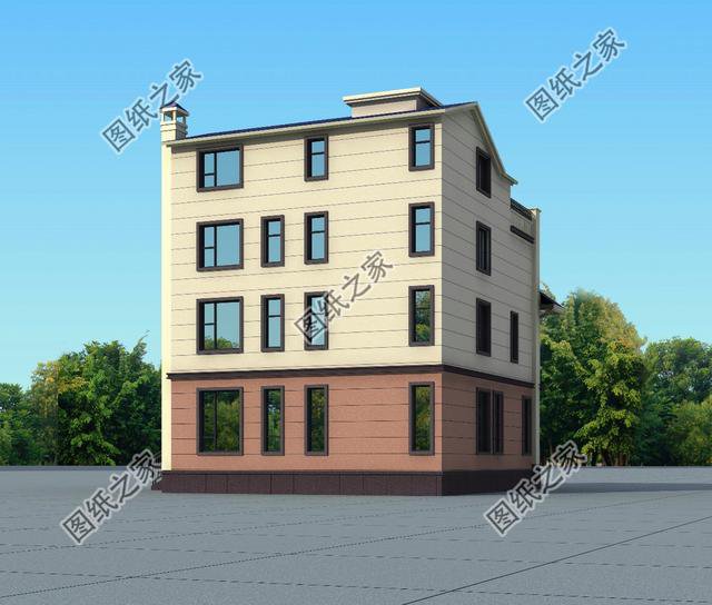 農(nóng)村簡單大氣三層半樓房圖，是近五年最好的投資