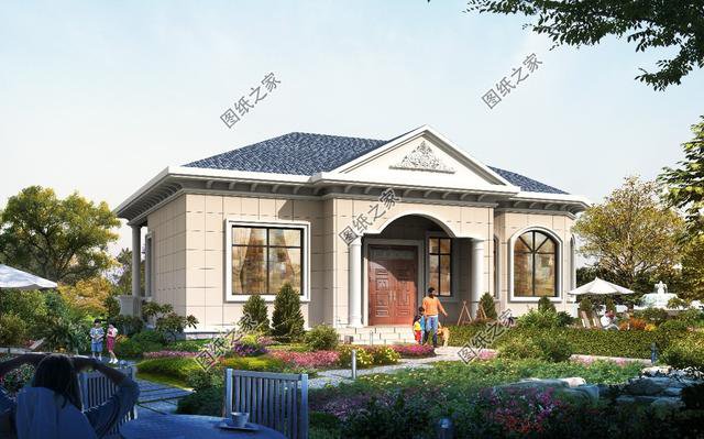 農(nóng)村4間一廳一層設(shè)計(jì)圖，小戶型也有大天地，給父母建都說好