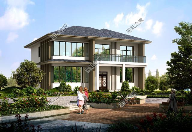 漂亮的農(nóng)村自建二層普通房，寬敞明亮，夠住也不會(huì)顯得空曠