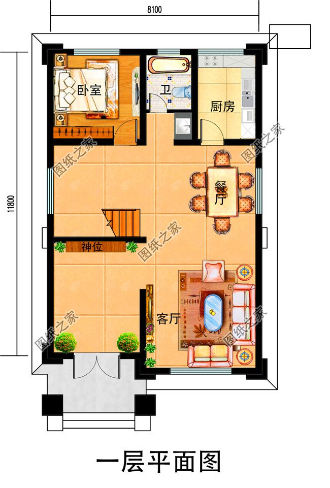 農(nóng)村20萬元三層小樓圖，造價低，比村里其它房子亮眼多了
