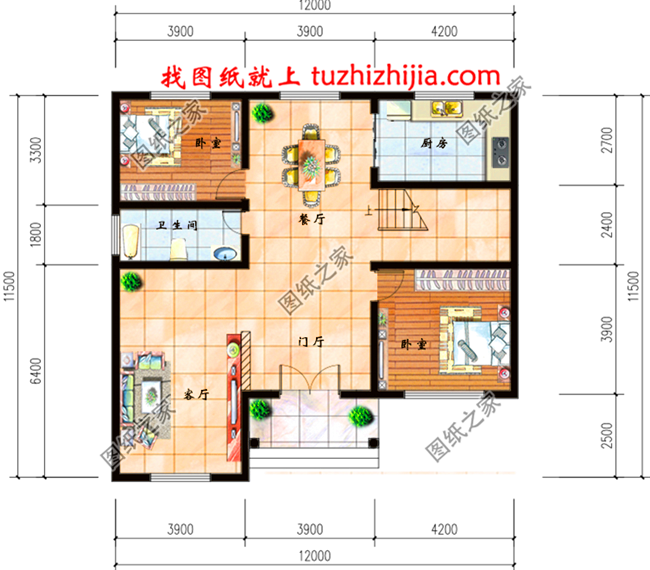 農(nóng)村20萬元三層小樓圖，造價低，比村里其它房子亮眼多了