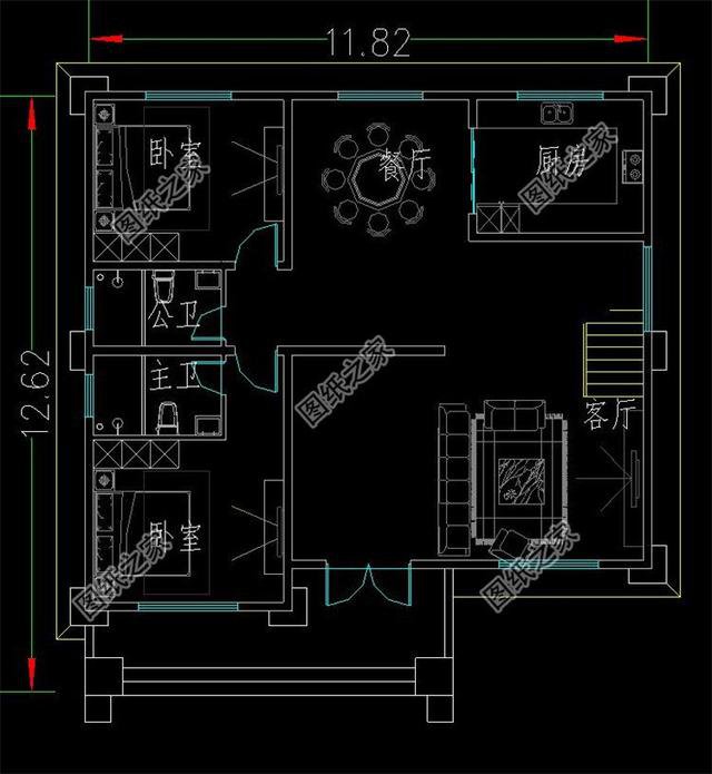 新款現(xiàn)代三層平頂別墅設(shè)計(jì)圖，符合生活需要，建房前一定要看看