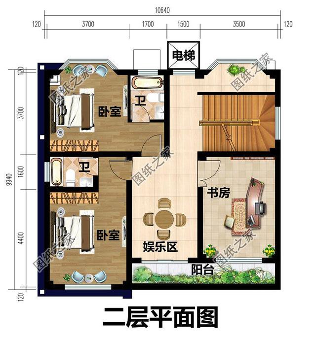 新款現(xiàn)代三層平頂別墅設(shè)計(jì)圖，符合生活需要，建房前一定要看看