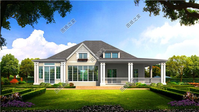 這三款現(xiàn)代農(nóng)村一層平房圖片，各有各的特色，隨便蓋一棟村里人都羨慕