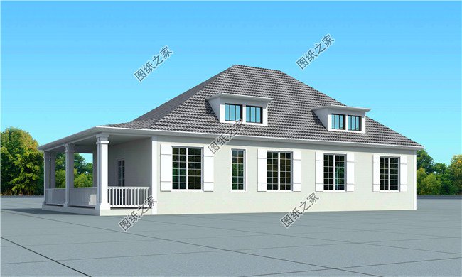 這三款現(xiàn)代農(nóng)村一層平房圖片，各有各的特色，隨便蓋一棟村里人都羨慕