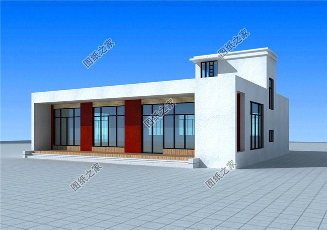 這三款現(xiàn)代農(nóng)村一層平房圖片，各有各的特色，隨便蓋一棟村里人都羨慕