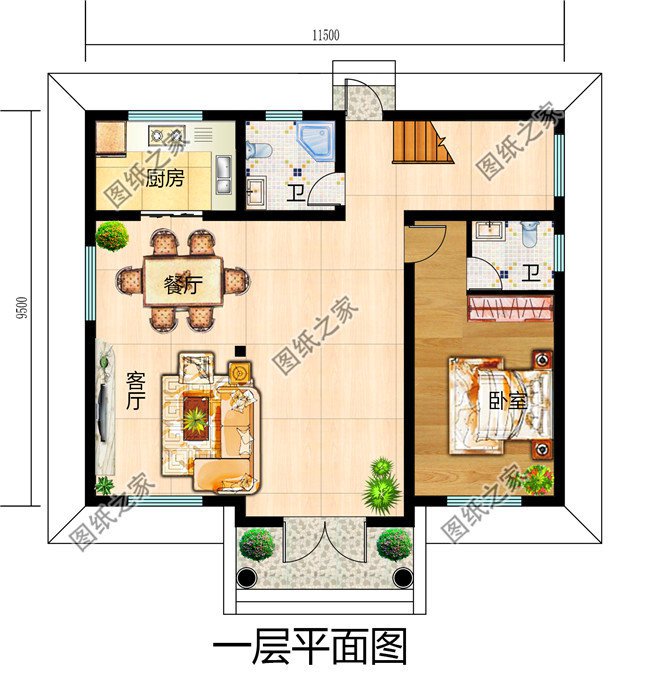 最實(shí)用農(nóng)村二層平頂設(shè)計(jì)圖，蓋完絕對(duì)不后悔，絲毫不比坡屋頂別墅差