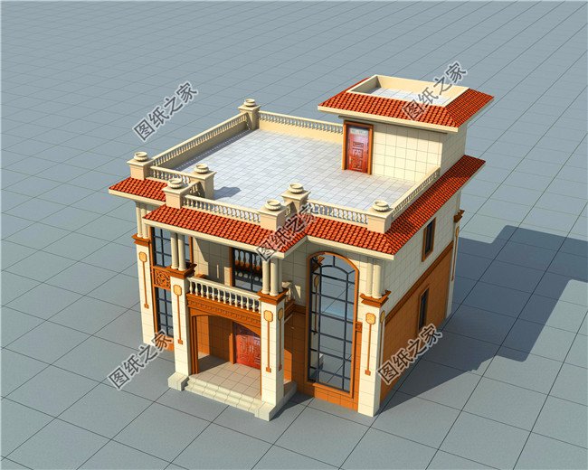 最實(shí)用農(nóng)村二層平頂設(shè)計(jì)圖，蓋完絕對(duì)不后悔，絲毫不比坡屋頂別墅差