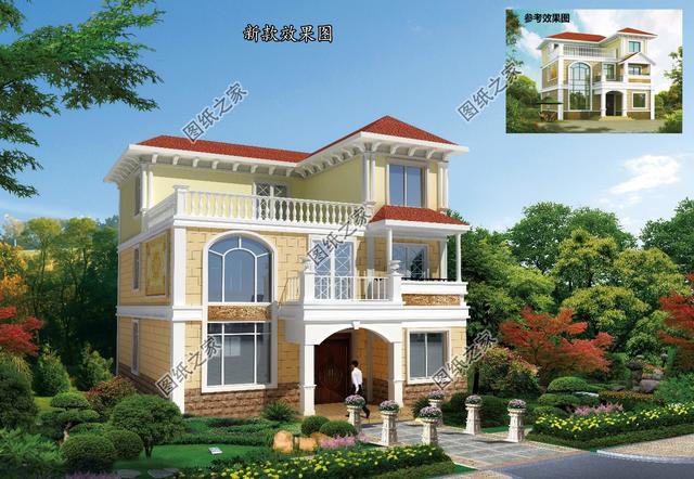 農(nóng)村三層樓房設(shè)計(jì)圖，建房是大事，可不能馬虎