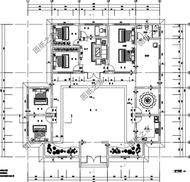 三款一層平房帶院子效果圖，有庭有院有品位，爸媽養(yǎng)老房的首選