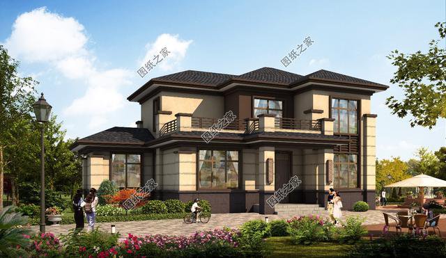 農(nóng)村二層樓簡單大氣效果圖，農(nóng)村建房首選，你心動了嘛