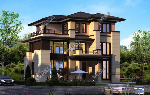 2024農(nóng)村新款中式別墅圖，古典與時(shí)尚碰撞，理想中的家