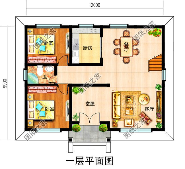 農(nóng)村口袋里錢不多，建房就看這五套戶型，預(yù)算20萬(wàn)農(nóng)村建房設(shè)計(jì)圖