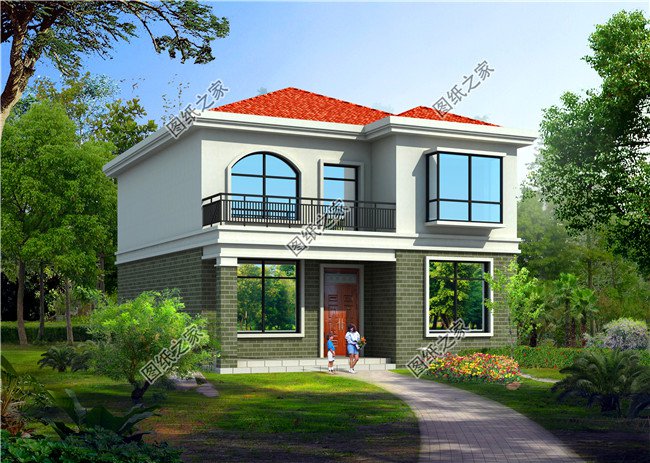 經(jīng)濟實用型農(nóng)村15萬元二層小樓圖，造價低，值得建造！