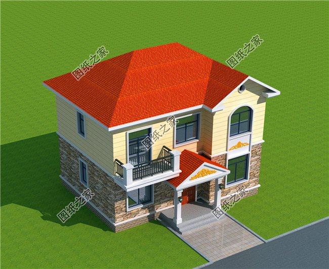 經(jīng)濟實用型農(nóng)村15萬元二層小樓圖，造價低，值得建造！