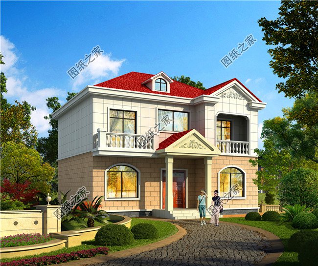 經(jīng)濟實用型農(nóng)村15萬元二層小樓圖，造價低，值得建造！