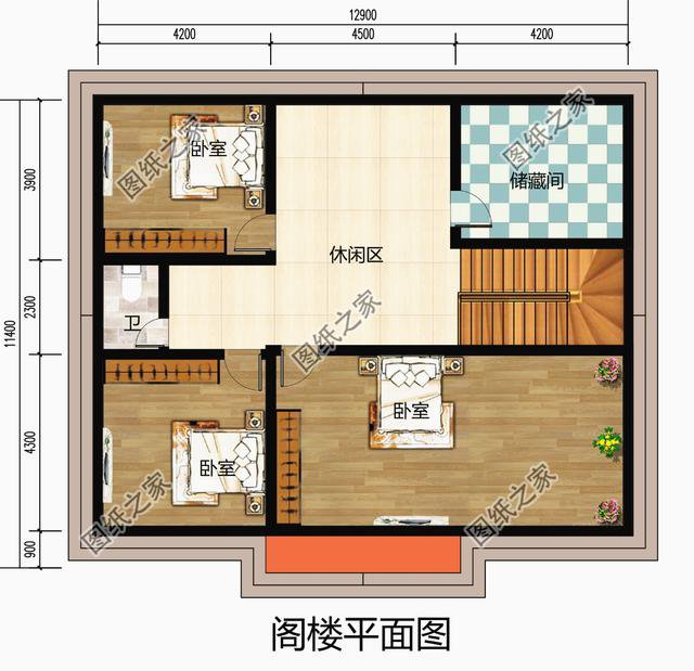 鄉(xiāng)下一層半房子設(shè)計(jì)圖，既省錢(qián)又住的舒適，可以給父母蓋養(yǎng)老房