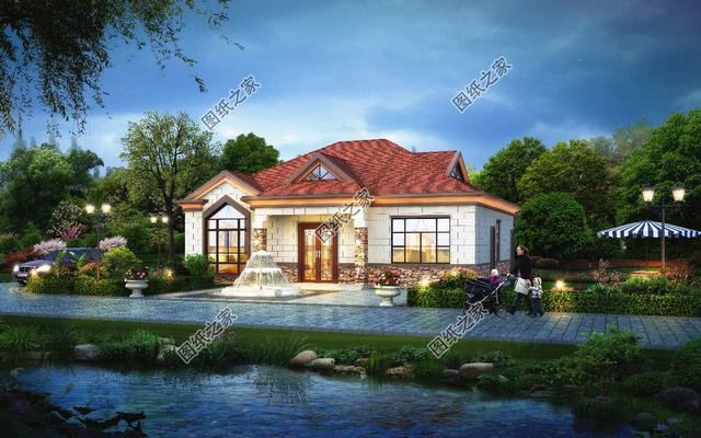 鄉(xiāng)下一層半房子設(shè)計(jì)圖，既省錢(qián)又住的舒適，可以給父母蓋養(yǎng)老房