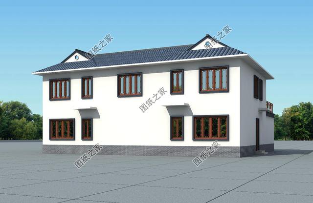 農(nóng)村簡(jiǎn)單二層自建房，80后建房首選，鄰居紛紛來(lái)圍觀