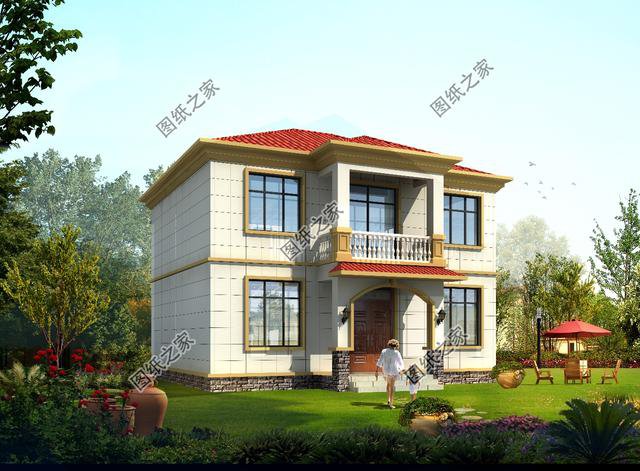 農(nóng)村簡(jiǎn)單二層自建房，80后建房首選，鄰居紛紛來(lái)圍觀