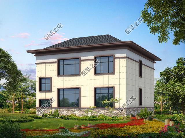 農(nóng)村簡(jiǎn)單二層自建房，80后建房首選，鄰居紛紛來(lái)圍觀