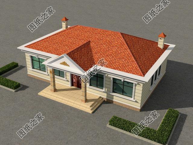 四室兩廳兩衛(wèi)自建房效果圖，家里人多也不怕，養(yǎng)老房首選建造