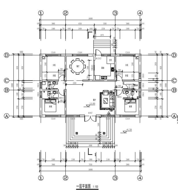 四室兩廳兩衛(wèi)自建房效果圖，家里人多也不怕，養(yǎng)老房首選建造