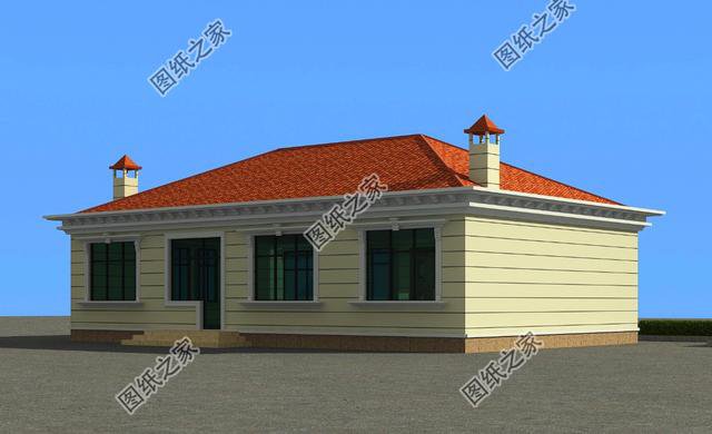 四室兩廳兩衛(wèi)自建房效果圖，家里人多也不怕，養(yǎng)老房首選建造