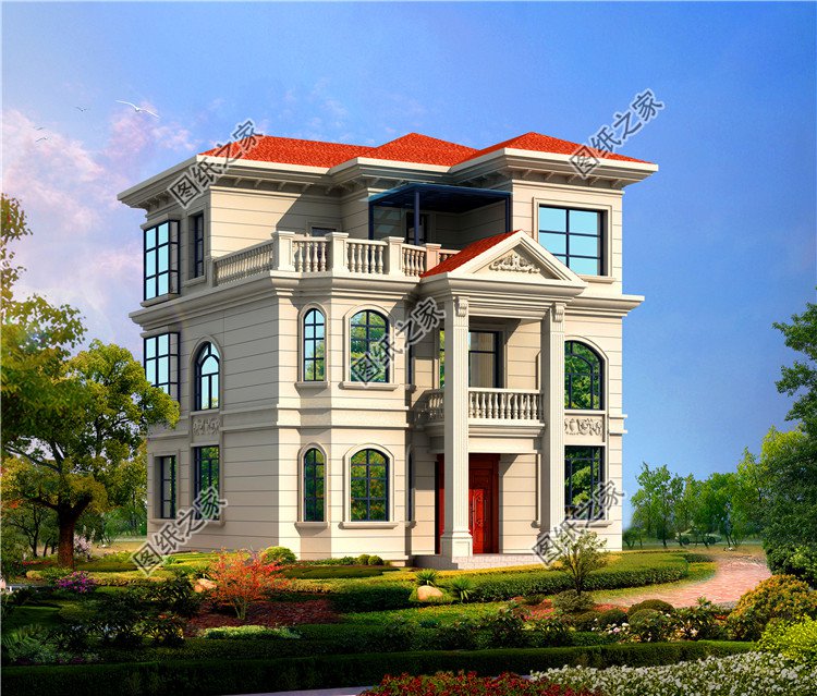 精選三套兩層半別墅，造價25萬，看完心動了，在農村倍受歡迎