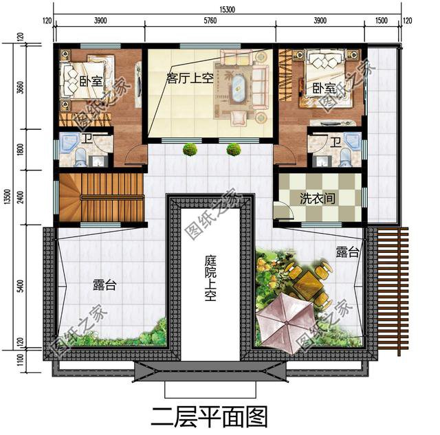 農(nóng)村四合院效果圖及戶型圖，有個(gè)庭院才是家，精美氣派太驚艷