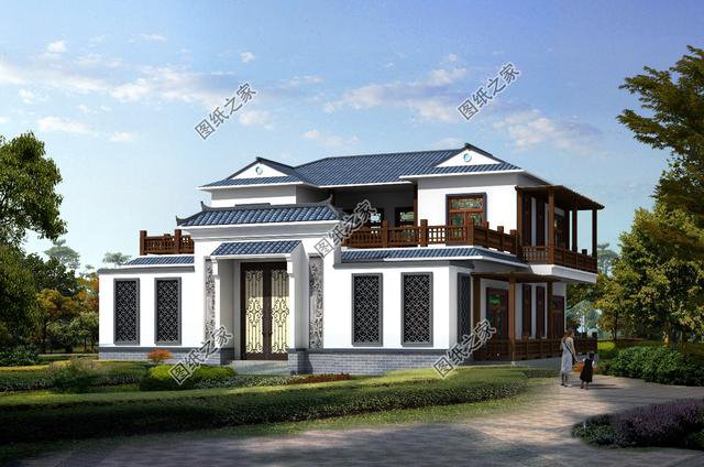 農(nóng)村四合院效果圖及戶型圖，有個(gè)庭院才是家，精美氣派太驚艷