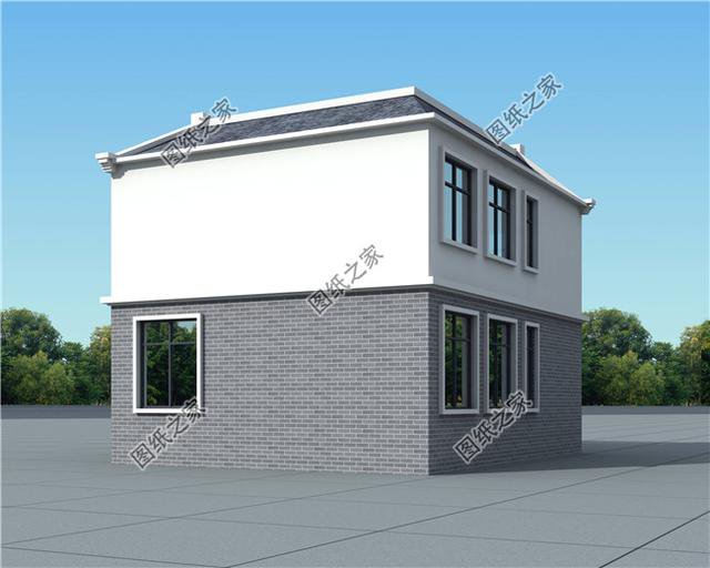 中式仿古自建房設(shè)計圖，與傳統(tǒng)元素相結(jié)合，適合現(xiàn)代生活習慣