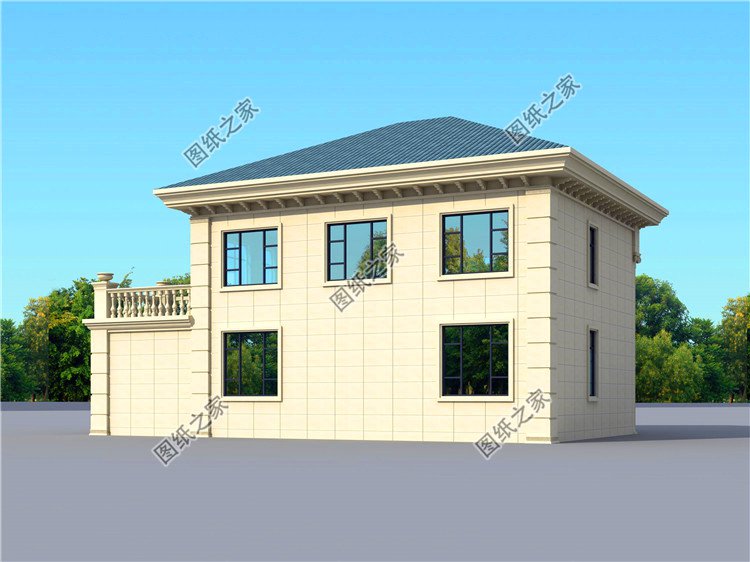 這三款開(kāi)間15米進(jìn)深10米二層別墅設(shè)計(jì)圖千萬(wàn)不能錯(cuò)過(guò)，簡(jiǎn)單又大氣