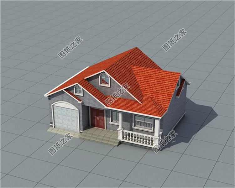 農(nóng)村一層半最美房屋效果圖，簡直美的不能再美了，第一套是首選