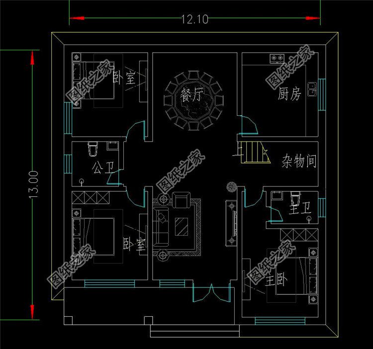 農(nóng)村一層半最美房屋效果圖，簡直美的不能再美了，第一套是首選