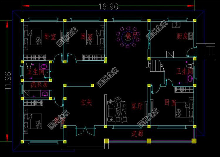 農(nóng)村一層半最美房屋效果圖，簡直美的不能再美了，第一套是首選