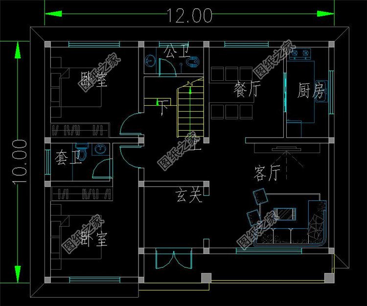農(nóng)村一層半最美房屋效果圖，簡直美的不能再美了，第一套是首選