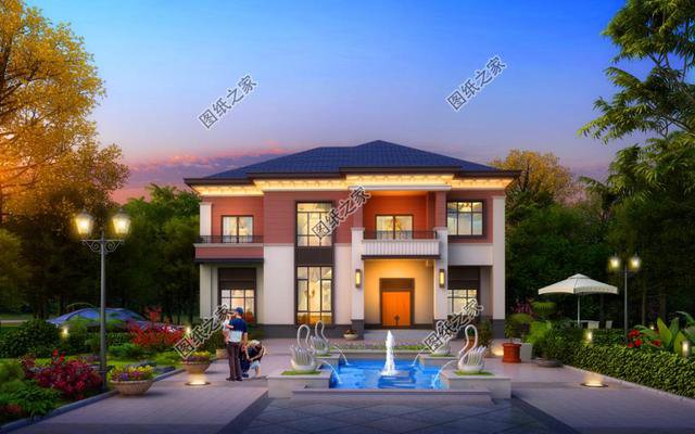 農(nóng)村四間房子怎么設計？這四款二層別墅布局我給100分，建房就是要大氣